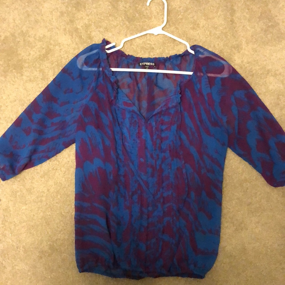Express sheer top.